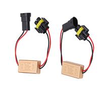 H8/H9/H11 LED Flash Controller, 2Pcs Led Bulb Strobe Controller 9-30V Car/Truck/Motorcycle Universal LED Flash Control Module, for Brakelight Foglight Tail Signal Light