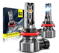 H8 H9 H11 LED Headlight Bulbs Canbus Error Free, 12V 70W 12000Lumens 6000K Xenon White H11 LED Auto Car Headlight Conversion Kit, 360 Degree Adjustable Beam Lamps, IP65 Waterproof, Pack of 2