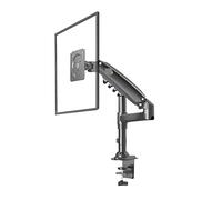 H80 17"-27" Gas Spring Monitor Desktop Stand 2-9kg With Column Flexi Tv Table Mount 360 Rotate Support Lcd Bracket Clamp Hole,H80 Black