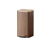 H8Q4D7N5G9 Dustbin Bathroom Trash Can with Lid Soft Close, Stainless Steel Garbage with Removable Inner Bucket Step Pedal(Medium)