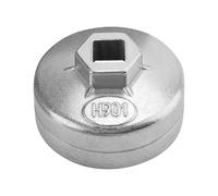 H901 Flutes Oil Filter Wrench,Aluminum Alloy Oil Filter Cap Removal Tool,65mm14 Flutes,Car Engine Socket Remover,Oil Filter Socket Tool for Dongfeng Camry Nissan Bluebird Flat Toyota and more (H901)