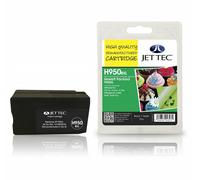 H950XL Black JetTec Printer Ink Cartridge Replacement for HP950XL