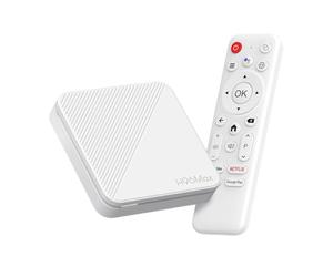 H96 Max 2025 Android 14.0 ATV Box Quad-Core WiFi6 2.4G/5.8Ghz BT5.0 4K AV1 Ultra HD Voice Control Smart Home Player