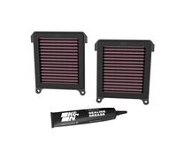 K&N HA-1120 Replacement Air Filter, Red