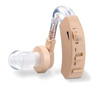 Beurer HA 20 Hearing Noise Amplifier With Ergonomic Fit Behind the ear, Individual Adjustment to the Ear Canal, Volume Continuously Adjustable - Nude