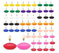 HA BIN 60 Pieces Floating Candles, 3.8 cm, Decorative Floating Candles, for Weddings, Romantic Nights, Bachelorette Parties, Decorations