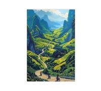 Ha Giang Loop Travel Poster Canvas Poster Wall Art Decor Print Picture Paintings for Living Room Bedroom Decoration 16x24inch(40x60cm)