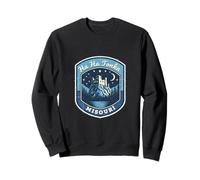 Ha Ha Tonka Missouri Castle Night Sky Stars Moon Nature Sweatshirt