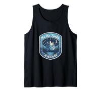 Ha Ha Tonka Missouri Castle Night Sky Stars Moon Nature Tank Top