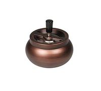 HA rotary ashtray bulbous copper matt 13 cm, 263 g