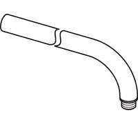 HA Shower Arm Without Shower Head HANSA 59913872 G1/2 X G1/2 Chr