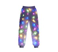 HAA FEE LED Light Up Pants for Women and Men - 3 Modes(Slow Flash/Fast Flash/Steady),Washable,for Glow Party & Rave