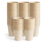 HAAGO 300 Eco-Friendly Sugarcane Cups Biodegradable & Home Compostable - Like Paper Cups, Disposable Cups - 370ml