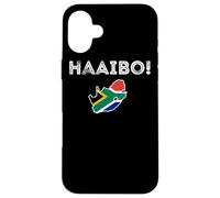 Haaibo South Africa Slang Xhosa Eish Funny Case for iPhone 16 Plus