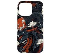 Haak Lung The Black Dragon of Eternal Night Case for iPhone 15 Pro Max