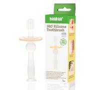 Haakaa 360 Degree Silicone Baby Toothbrush, Clear, 16 g