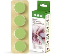 haakaa Electric Nail Trimmer Replacement Pads Baby Nail Trimmer Heads Compatible with All haakaa Nail Trimmers, Suitable for 6-12 Months, Grass