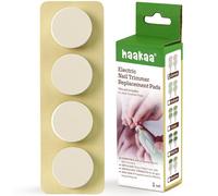 haakaa Electric Nail Trimmer Replacement Pads Baby Nail Trimmer Heads for Standard Baby Nail File, Suitable for 0-3 Months, Oatmeal