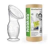 haakaa Gen.2 Silicone Breast Pump with Suction Base 100% Food Grade Silicone BPA PVC and Phthalate Free 4oz/100ml