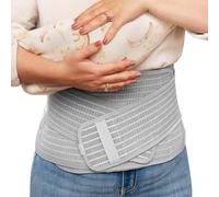 haakaa Postpartum Belly Band, Postpartum Belly Wrap Back Support, Postpartum Essentials for Natural Delivery and C-Section Recovery, Abdominal Binder, Daily Wear, 8" x 51"