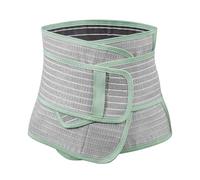 haakaa Postpartum Belly Band, Support Back & Abdomen, Help Natural Delivery & C Section Recovery,Natural Latex,One Size Mint