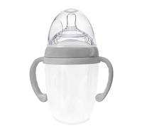 Haakaa Silicone Baby Bottle Grey (Volume Size: 250ml)