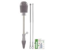 Haakaa Silicone Cleaning Brush Kit - SUVA Grey