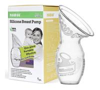 haakaa Silicone Manual Breast Pump, Food Grade Silicone - 4oz/100ml | Adjustable Suction, Lightweight & Portable Manual Breastfeeding Pump, BPA Free, PVC-free, Phthalate-free, One-piece Design