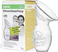Haakaa Silicone Manual Breast Pump, Food Grade Silicone, Adjustable Suction, Lig