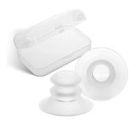 haakaa Silicone Nipple Corrector for Flat, Short or Inverted Nipples, Inverted Nipple Corrector for Breastfeeding with 22mm Inner Diameter and Portable Storage Case
