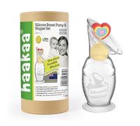 haakaa Silicoone Gen.2 100ml Breast Pump & Happy Mumday Serie Stopper Set (My Heart)