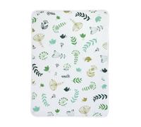 haakaa Waterproof Changing Pad Liners, Portable Baby Changing Pad Cover, Diaper Changing Mat Reusable, 100% Cotton, Ultra Soft Breathable, Spring Breeze (1 PC, 19.5" x 27.5")