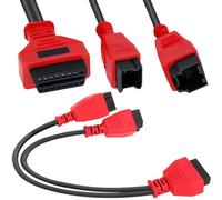 HAAMNING7 12+8 Pin Connector to OBD2 Cable OBDII Adapter Security Bypass Programming Diagnostic Cable Male to Female Diagnostics Connector, for SGW Equipped FCA Vehicles
