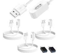 HAAMNING7 3 Pcs Charger Cable for Xplora X5/X4 USB Plug Magnetic Smartwatch Replacement Charging Cable Dock, for Xplora X5/X5 Play/X4, Smartwatch Fast Charging(100cm)