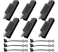 HAAMNING7 6 Pcs SAE Polarity Reverse Adapter Connector SAE to SAE Polarity Reverse Quick Disconnect Cable Plug Adapter for SAE Extension Cable, Solar Panel, Automotive, Motorcycle, Travel Trailer