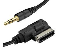 HAAMNING7 AMI MDI MMI AUX Cable for Audio Music Interface Adaptor 3.5mm Jack for Volkswagen for Audi A3/A4/A5/A6/A8/Q5/Q7/R8/TT Media-in Socket
