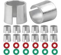 HAAMNING7 Car Battery Post Terminal Shim Car Battery Terminal Sleeves Converter Adaptor, for Motorhome Saloon Automotive Van Positive and Negative Post