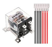 HAAMNING7 JQX-12F-2Z DC 12V Coil 30A Relay DPDT 2NO 2NC 8 Pin General Purpose High Power Relay, Electromagnetic Relay for Remote Control, Automatic Control System
