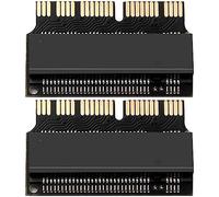 HAAMNING7 NGFF M.2 nVME SSD Adapter Card for Macbook, Upgrade for macbook 2013-2017 Convert, M.2 PCI-e NVME SSD Replace for Macbook SSD MZ-JPU128T/SD6PQ4M-128G, 2 PCS