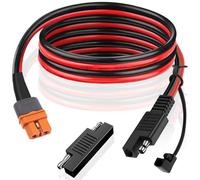 HAAMNING7 SAE to XT60I Connector Cable Solar Panel Plug to XT60I-F Connector Adapter 12AWG XT60i Female Adapter Cable, for Solar Panel Battery Portable Power Station Generator