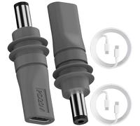 HAAMNING7 Starlink Mini Power Type-C to DC Adapter, Input 20V USB C Female to DC 5521 Male Power Converter Adapter Work with 100W PD for starlink Mini, with TypeC M to M Extension Cable (2 Pack)