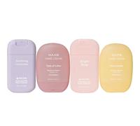 HAAN Moisturising Hand Spray and Hand Cream with aloe vera (pack of 4) - 1 piece per fragrance: Soothing Lavender, Bright Rose, Tales of Lotus and Coco Cooler