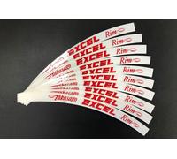HAAN Wheels Excel Rim Transfert Sticker