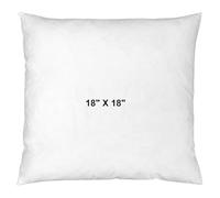 Haani (45 x 45 cm Hollowfibre Cushion Pads - 18” Inch Square Inner Cushion Fillers - Soft, Plump & Durable Cushion Inserts - Machine Washable Polyester Inner Pads - Made in the UK (Pack of 6)