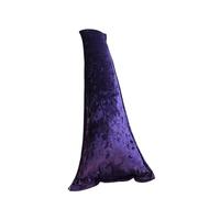 Haani Crushed Velvet Fabric Draught Excluder Decorative Simple Door or Window Draft Guard, Energy Saver. Noise, Dust, Door & Window wind Blocker (PURPLE)