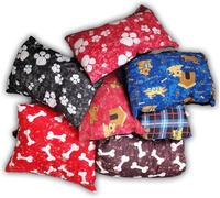 Haani Luxury Dog Bed Cushion with Removable Washable Cover - Comfortable Support for Pets (ASSORTED, LARGE)