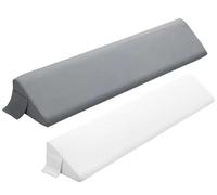 Haani Mattress Gap Filler Adjustable Foam Wedge for Bed to Headboard Space Luxurious Cover Prevents Pillows and Items from Falling Bed Sizes (DOUBLE (54 X 10 X 6 INCH))