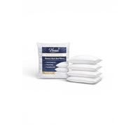 Haani Premium Hotel Quality Egyptian Cotton Fabric Standard Bounce Back Pillows (Pack of 6)