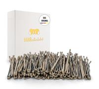 HAARallerliebst 100 Mini Hair Clips Bobby Pins Beige for Blonde Hair 3.4 cm Small in White Box