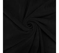 Haaris Imaan Plain Anti-Pill Polar Fleece Fabric 270gsm | Soft Polyester Fleece Material | 150cm Wide 2 Way Stretch | Fleece Fabric by The Metre UK | Blanket, Pet Bed, Craft & Sewing (Black)